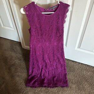 Brixon Ivy purple, lace dress.